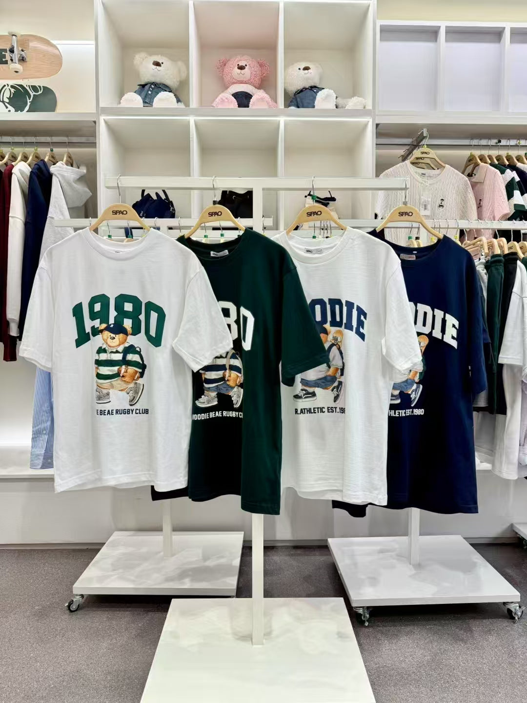 SPAO 新款小熊短袖
