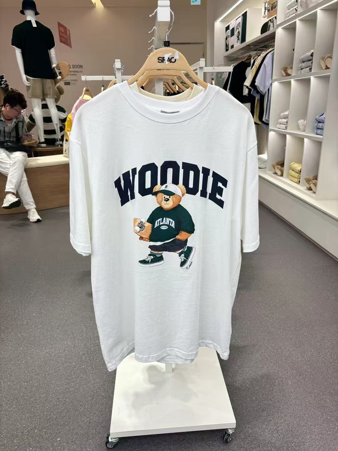 SPAO 滑板🛹小熊短袖