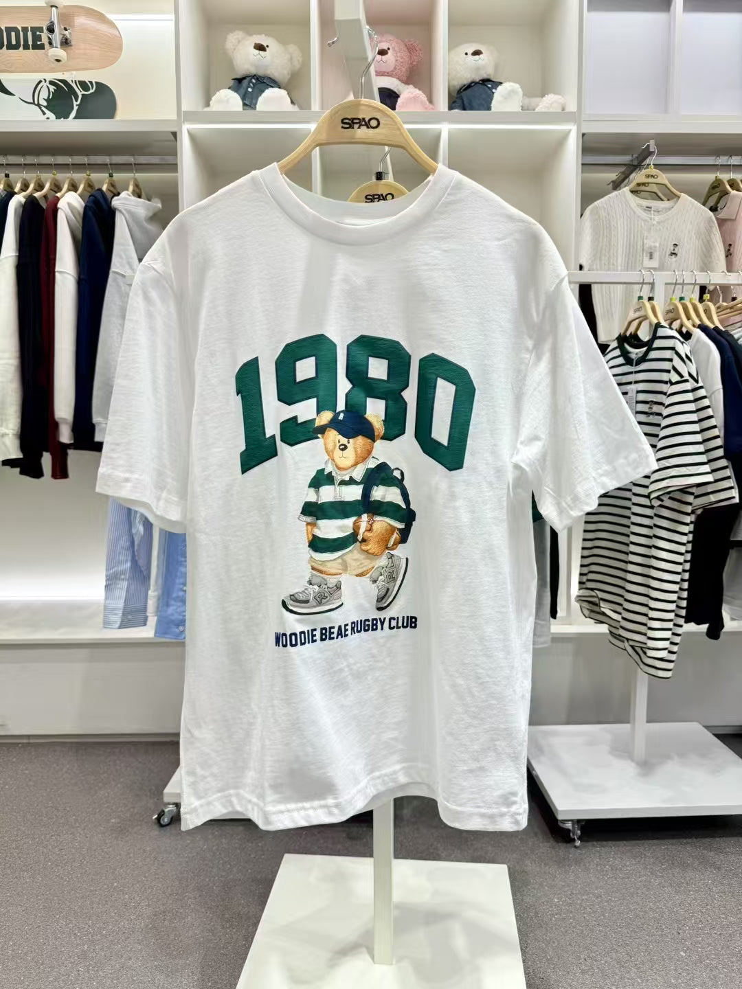 SPAO 新款小熊短袖