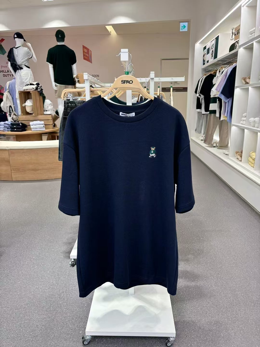 SPAO 特价刺绣小标短袖