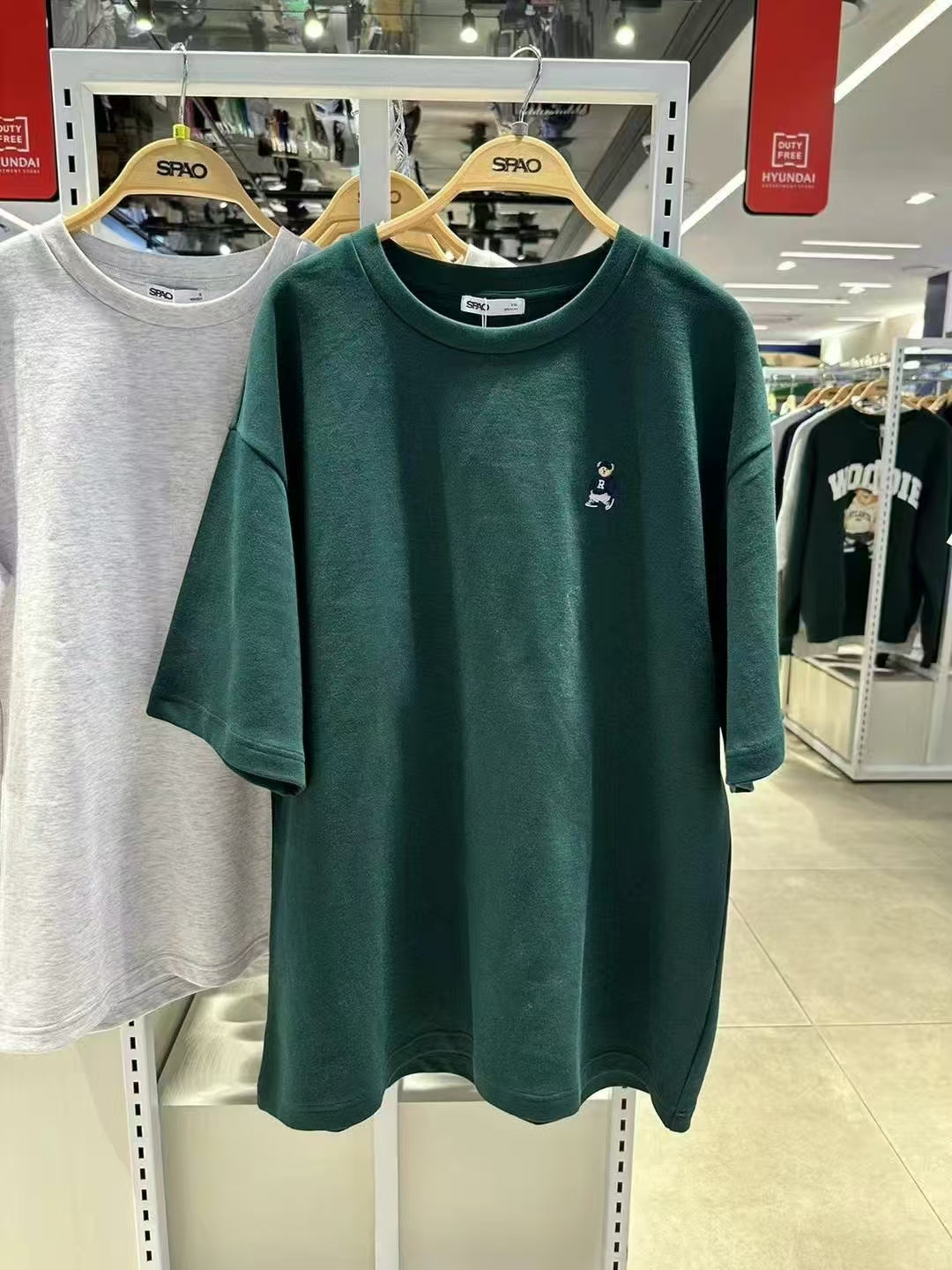 SPAO 特价刺绣小标短袖