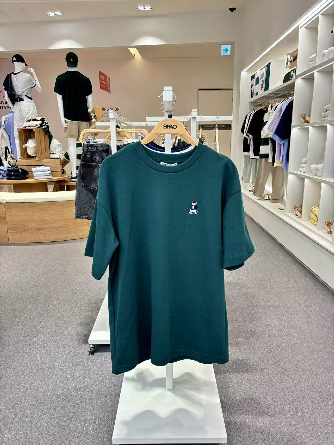 SPAO 特价刺绣小标短袖