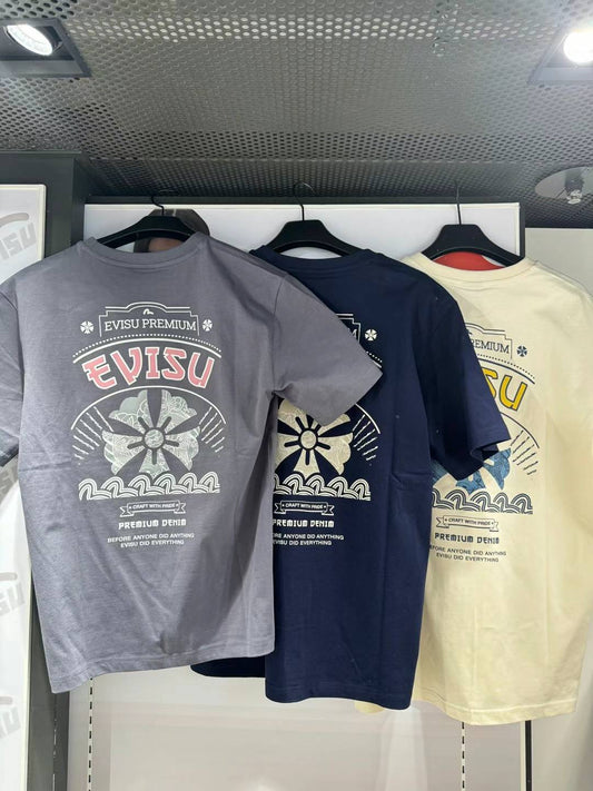 Evisu 〽️25SS〽️ Unisex T