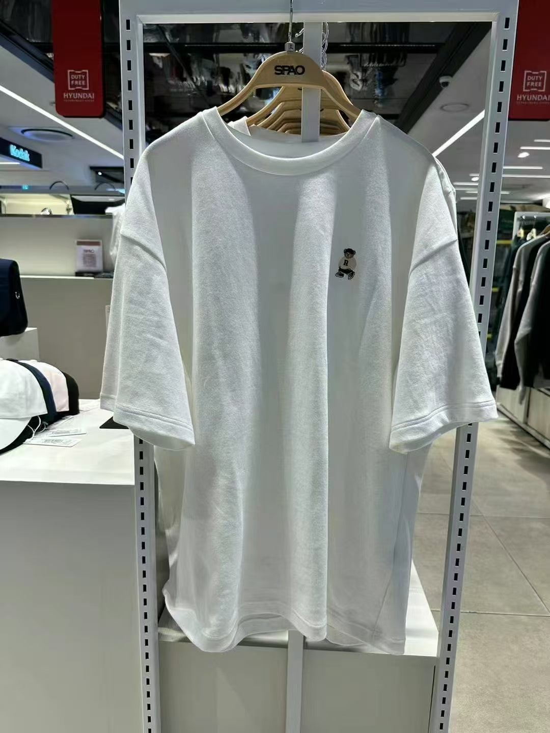 SPAO 特价刺绣小标短袖