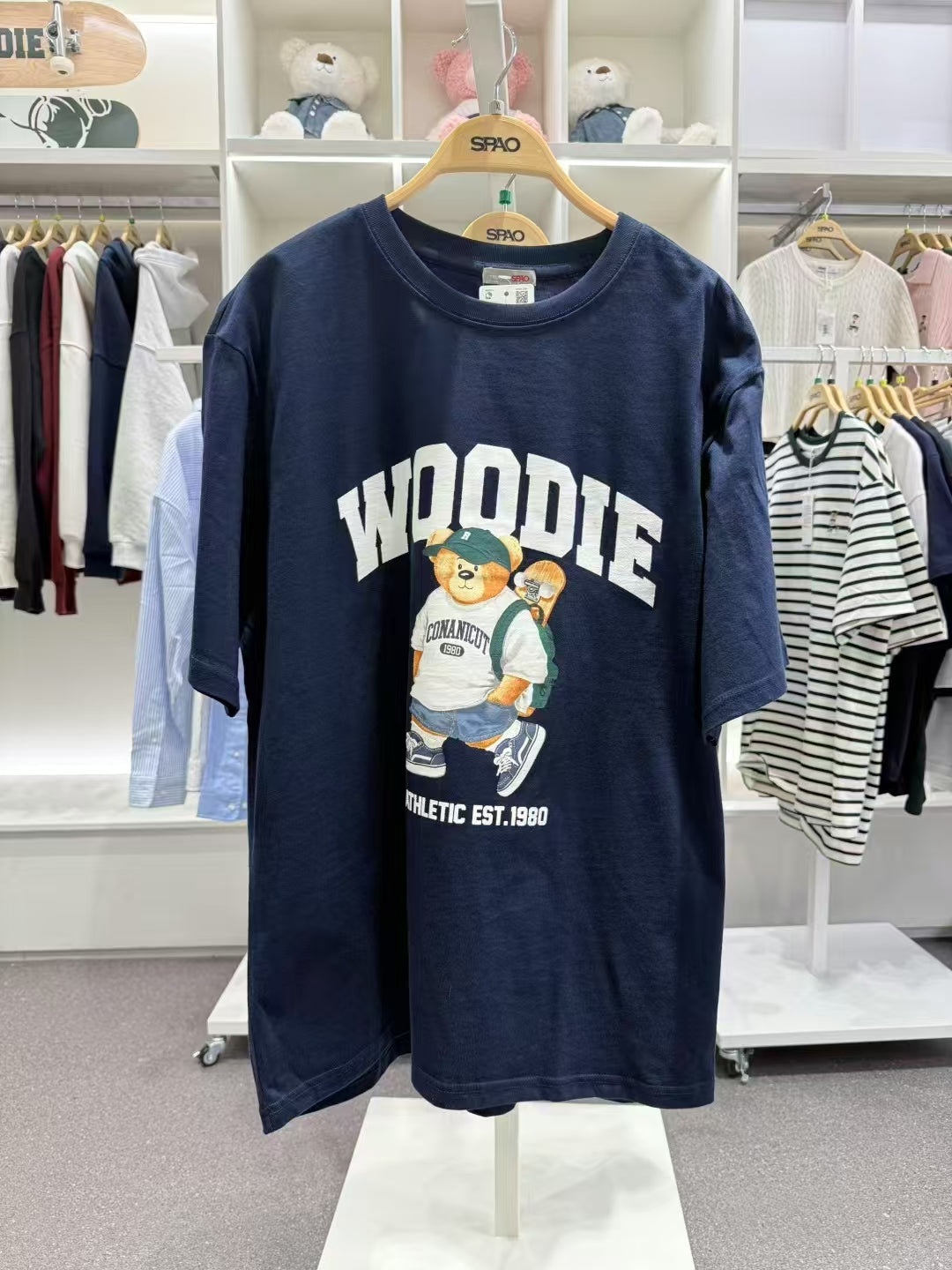 SPAO 新款小熊短袖